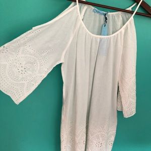 Solitaire Swim White Swimsuit Coverup